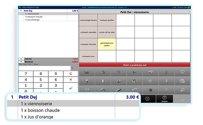 Solveur de menu avec touche dédiée Solveur de menu avec touche dédiée