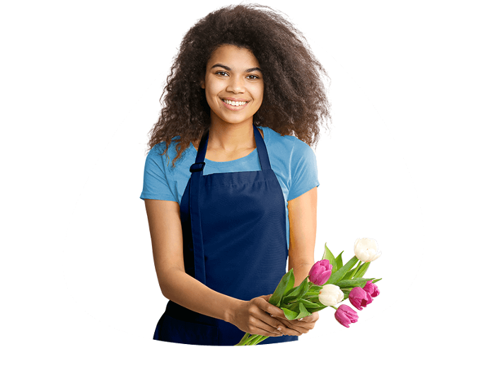 Caisse enregistreuse fleuriste