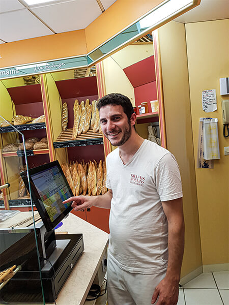 Installation caisse enregistreuse boulangerie pâtisserie Pierre Fidri