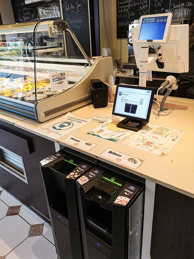 Installation monnayeur automatique boulangerie les Maîtres Façonneurs