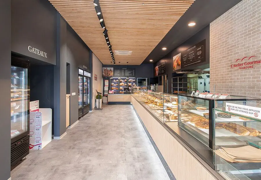 Installation caisse enregistreuse boulangerie atelier gourmand