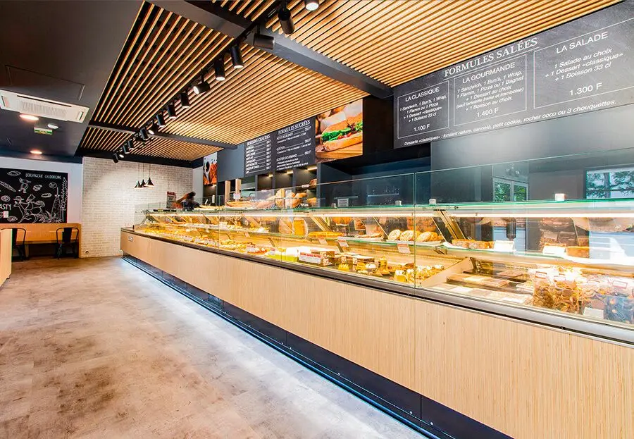 Installation caisse enregistreuse boulangerie atelier gourmand