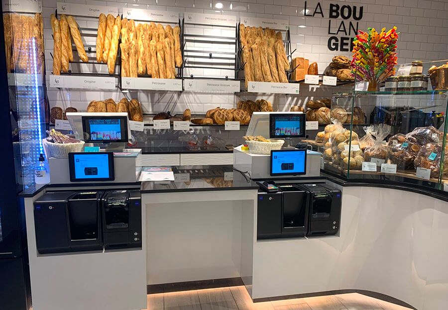 Installation caisse enregistreuse boulangerie pâtisserie Ludovic Billard