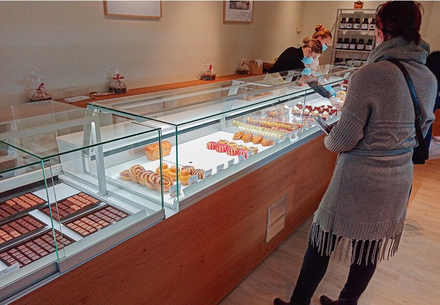 Installation caisse enregistreuse boulangerie pâtisserie Marie Simon