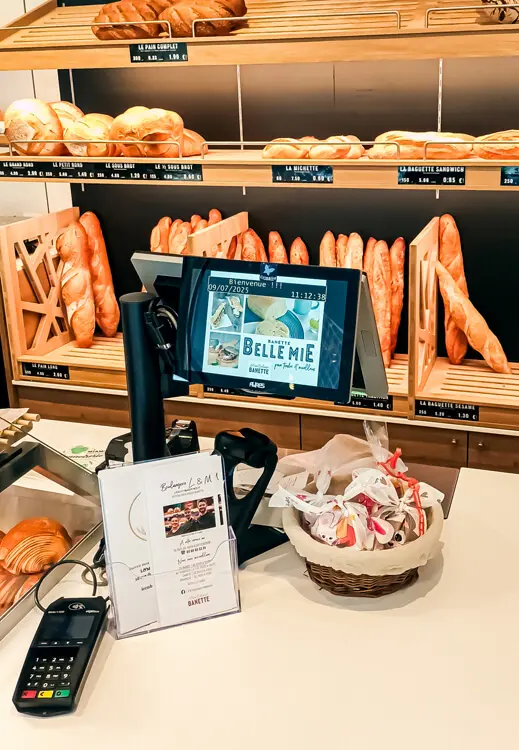 Caisse enregistreuse boulangerie L&M Offendorf