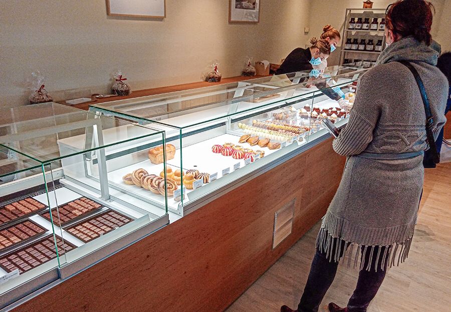 Installation caisse enregistreuse boulangerie pâtisserie Marie Simon