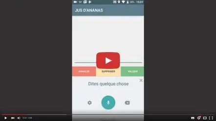 Commentaires libres et reconnaissance vocale