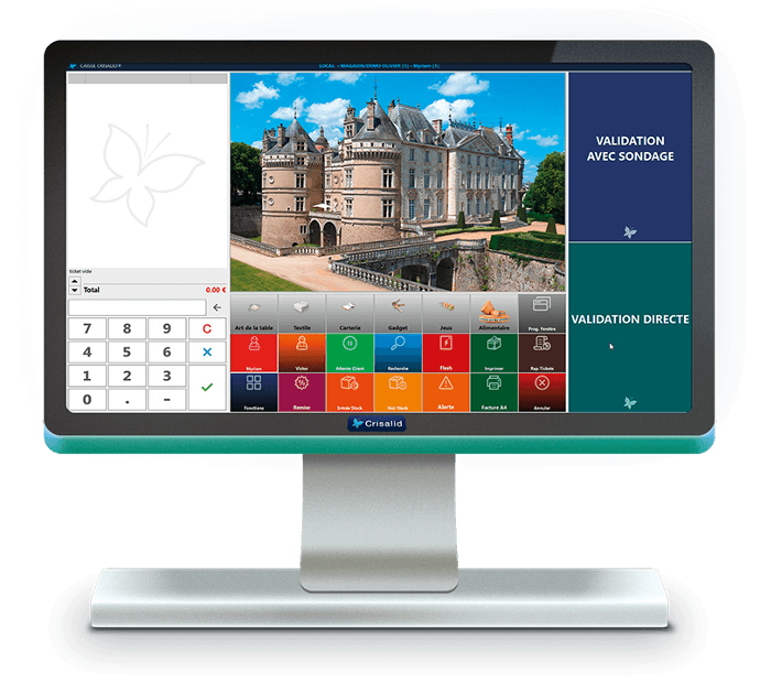 Logiciel de caisse boutique billetterie tourisme