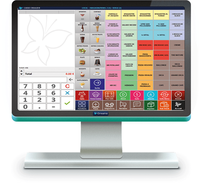 Logiciel de caisse restaurant billetterie tourisme