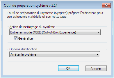 SYSPREP, préparer sa machine Windows correctement