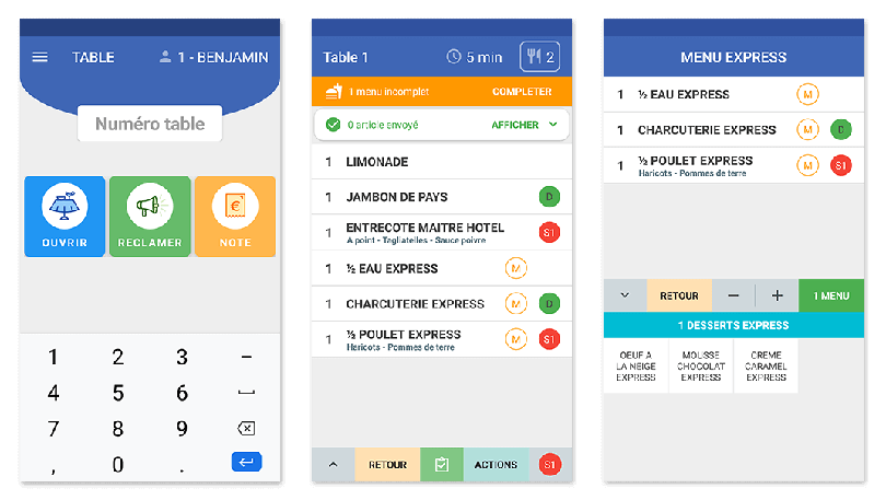 Application mobile gestion commande