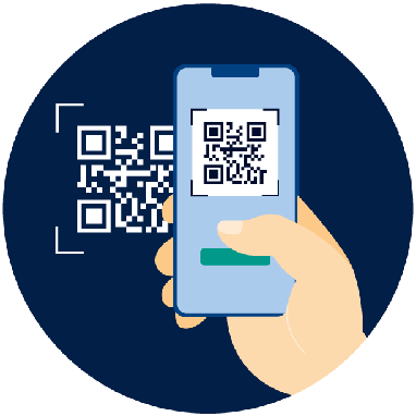 le client scanne le QR code le client scanne le QR code