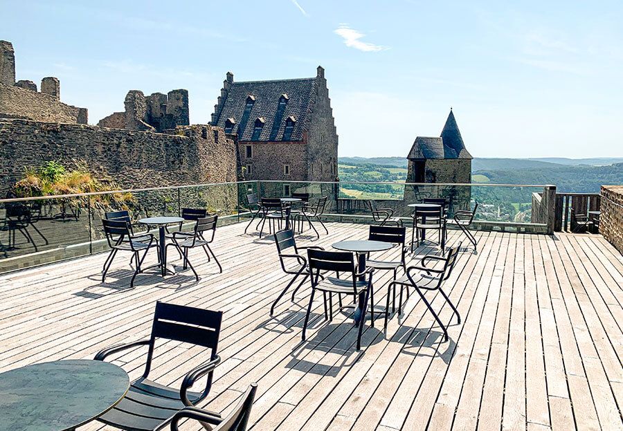 Installation caisse enregistreuse Château de Bourscheid