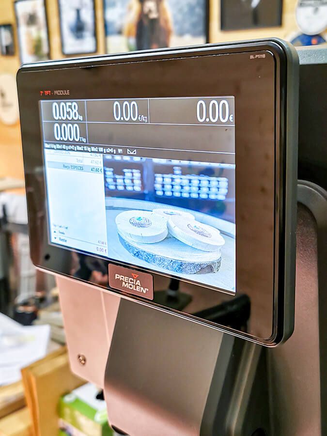 Installation caisse enregistreuse fromagerie Aux Fromages d'Or