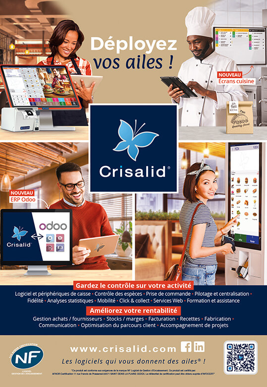 Publicité Crisalid Guide des fournisseurs France Snacking 2023 / 2024
