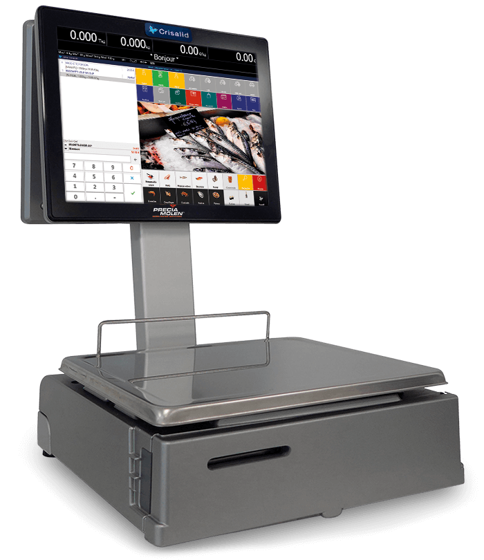 Balance avec logiciel de caisse poissonnerie Balance avec logiciel de caisse poissonnerie