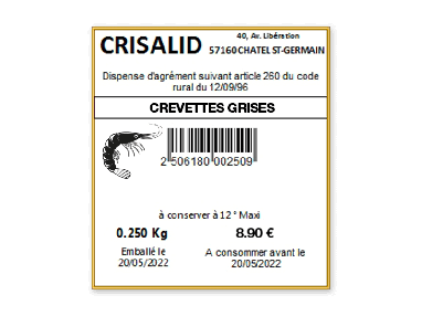 Préemballage poissonnerie Préemballage poissonnerie