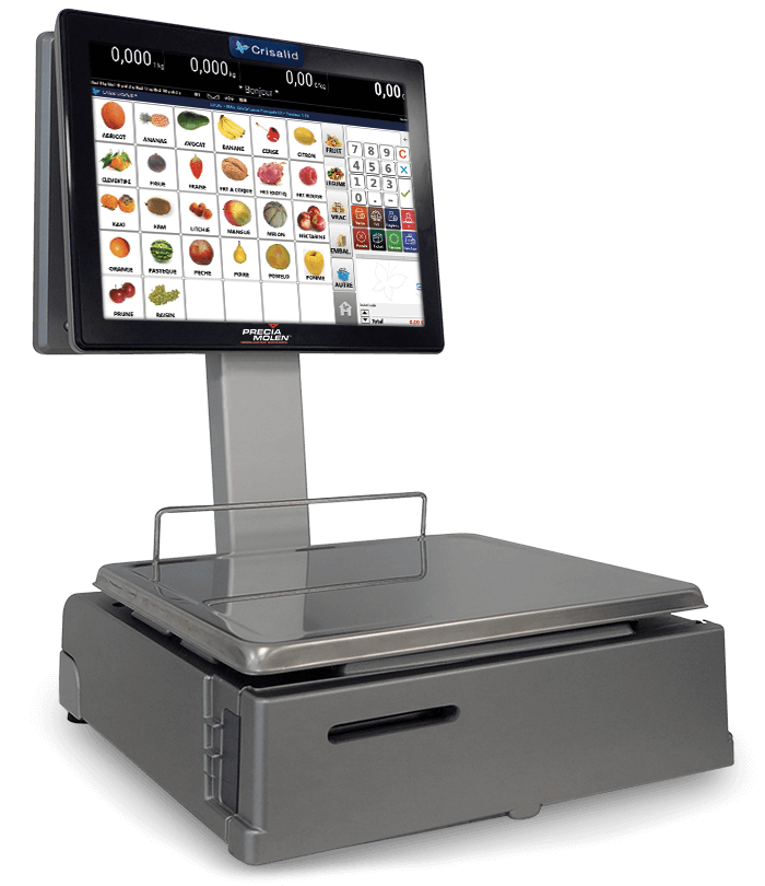Balance avec logiciel de caisse primeur