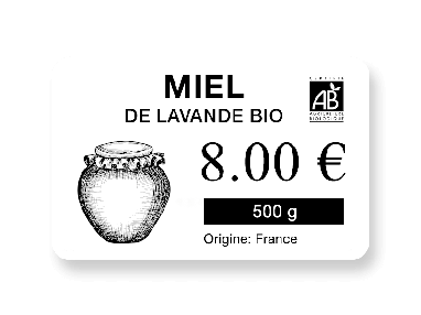 Etiquette produit épicerie primeur Etiquette produit épicerie primeur