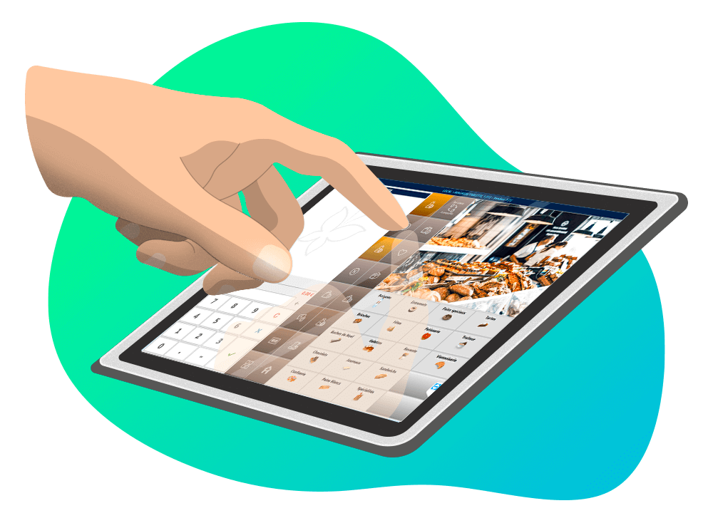 Logiciel de caisse enregistreuse sur tablette