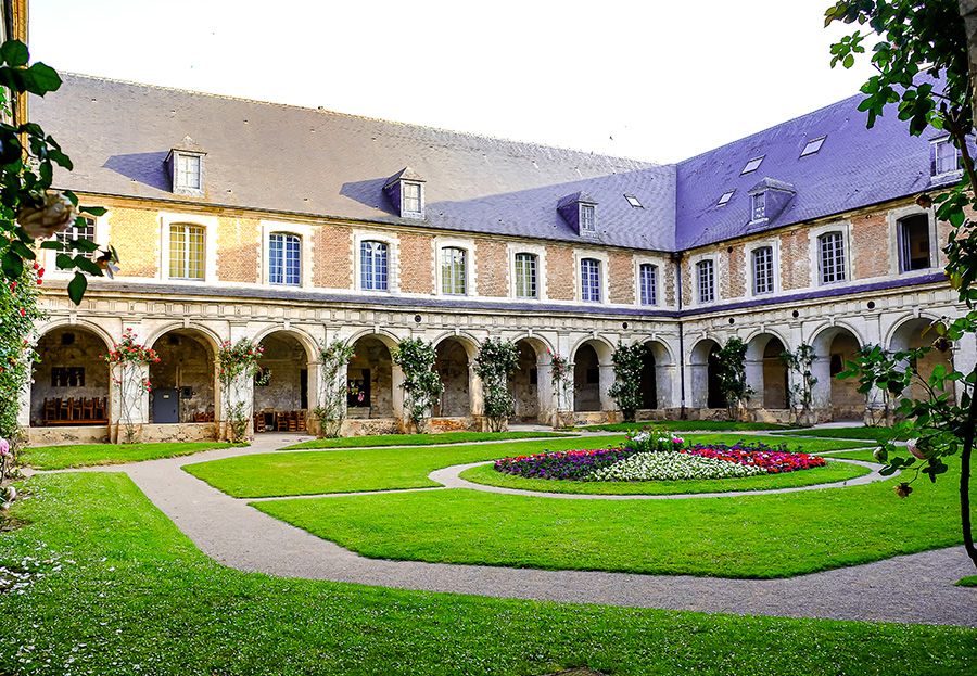 Installation caisse enregistreuse Abbaye de Valloires