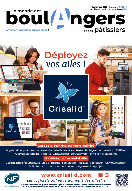 Publicité Crisalid le Monde des Boulangers n°155