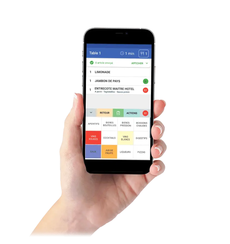 Application mobile gestion commande