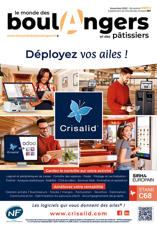 Publicité Crisalid Le Monde des Boulangers n°57