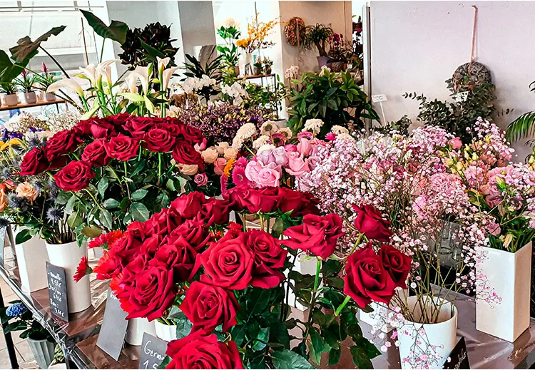 Installation caisse enregistreuse fleuriste Fleurs Flora Strasbourg