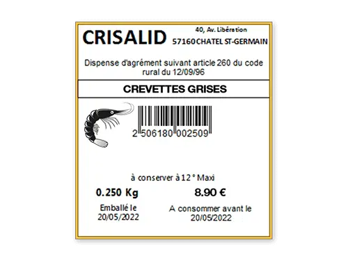 Préemballage poissonnerie Préemballage poissonnerie