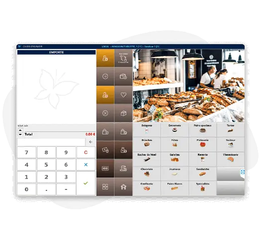 Logiciel de caisse boulangerie sur tablette