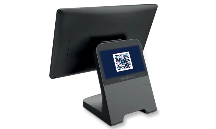 Pack monétique Crisalid Verifone écran arrière