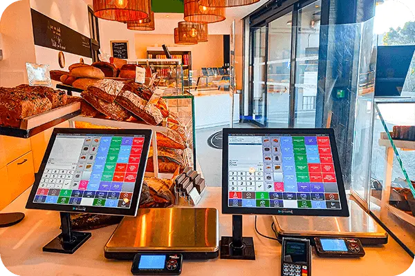 Caisse enregistreuse tactile boulangerie