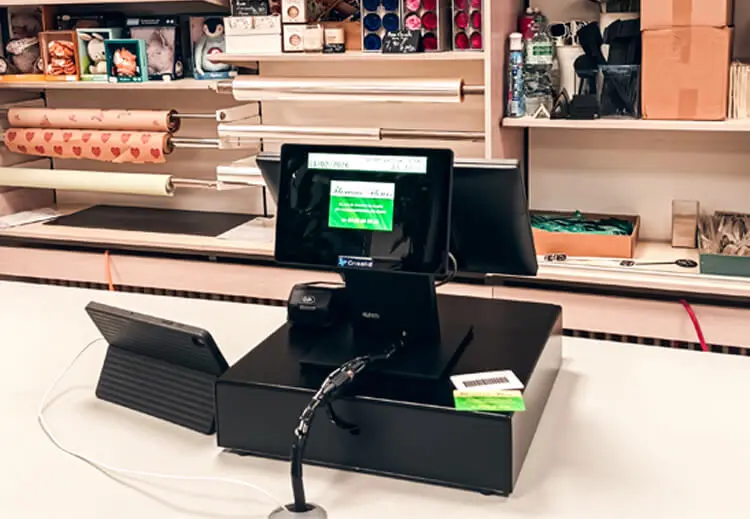 Caisse enregistreuse fleuriste Floriane Fleurs