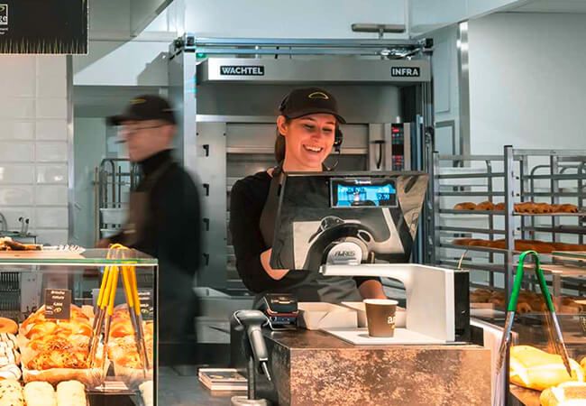 Installation caisse enregistreuse réseau de boulangeries Ange