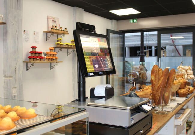 Installation caisse enregistreuse boulangerie Anne