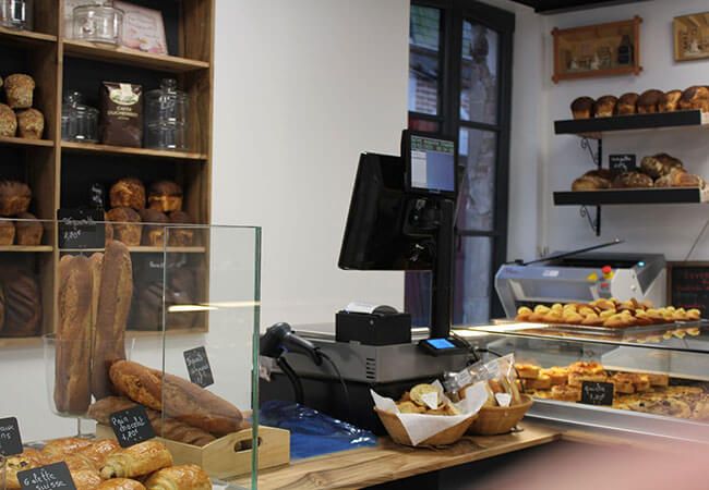 Installation caisse enregistreuse boulangerie Anne