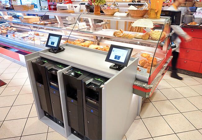 Installation caisse enregistreuse boulangerie Maison Dosda