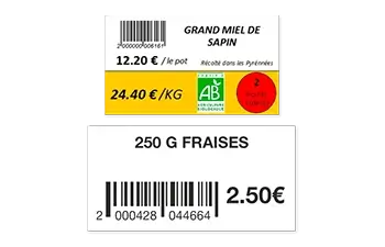 Création étiquettes primeur