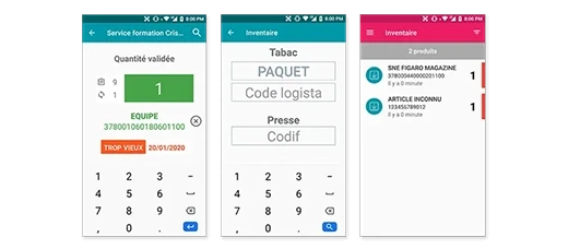 Application mobile inventaire