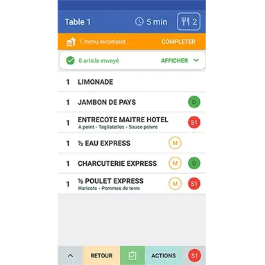 Vue ergonomique et intuitive