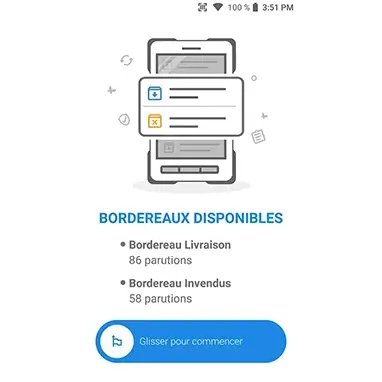 Aperçu des bordereaux