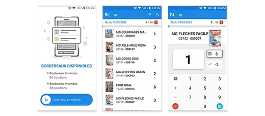 Application mobile gestion presse