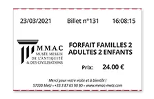 Billet personnalisé