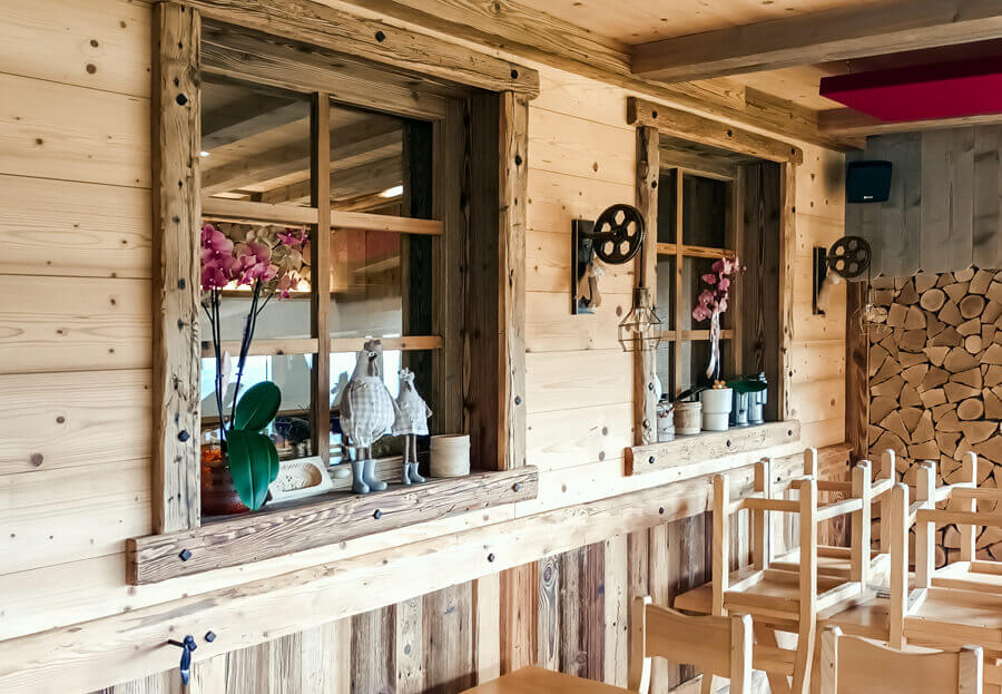La terasse de l'auberge du Schiessroth