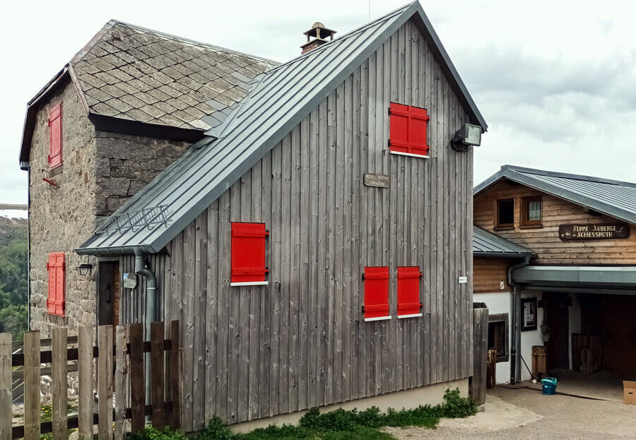 L'auberge du Schiessroth à Gaschney