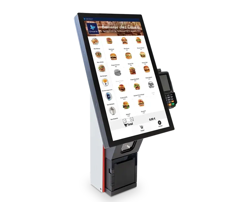 Borne de commande libre service
