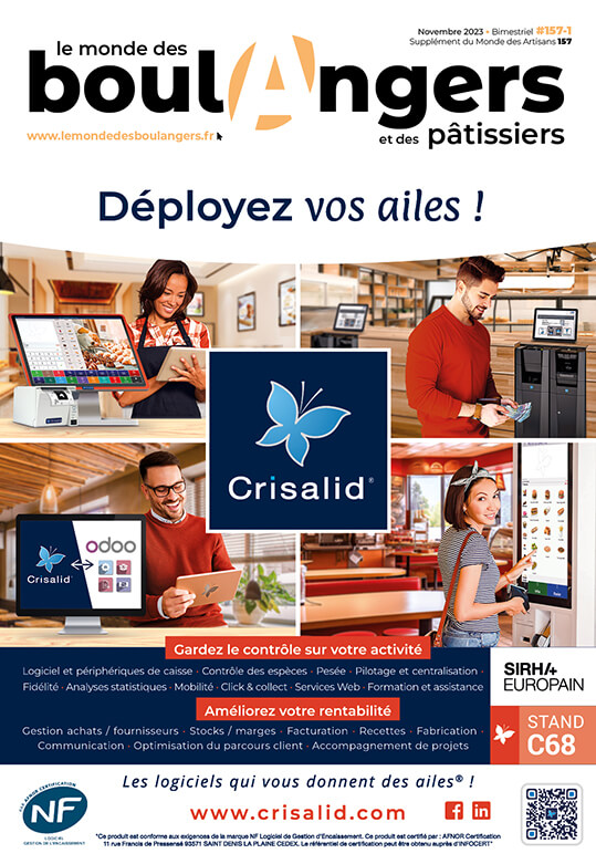 Publicité Crisalid Le Monde des boulangers n°156