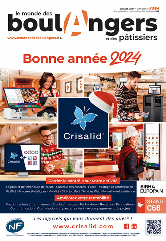 Publicité Crisalid Le Monde des boulangers n°156