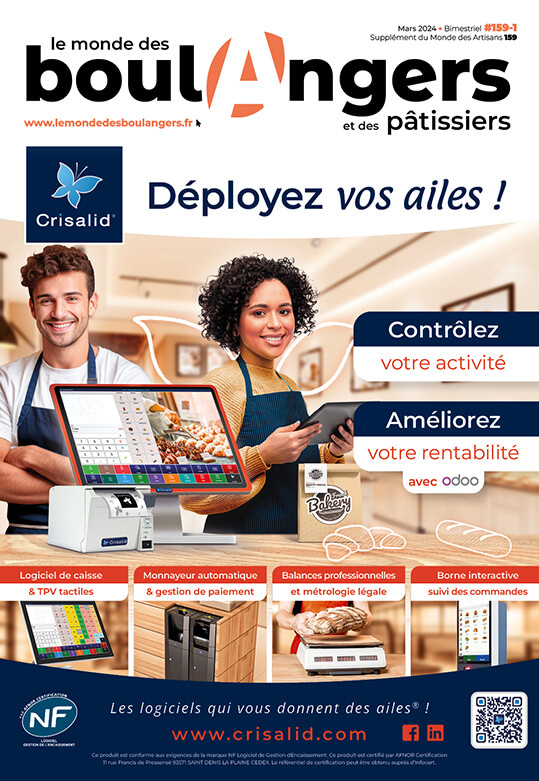 Publicité Crisalid Le Monde des boulangers n°156